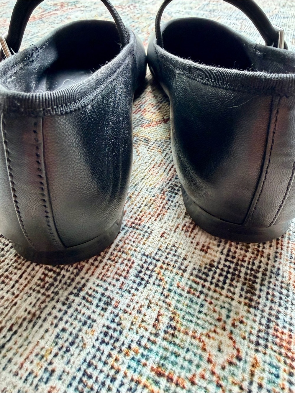 Dolce Vita Black Roslyn Mary Jane Flats with Adjustable Strap - Picture 6 of 9